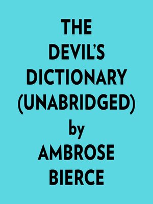 cover image of The Devil's Dictionary (Unabridged)